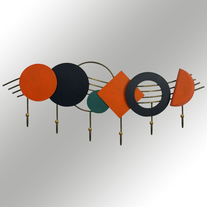 Wallity Mualla Gancho de pared de metal Multicolor